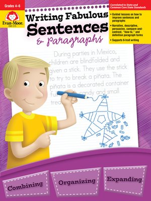 cover image of Writing Fabulous Sentences & Paragraphs, Grades 4-6